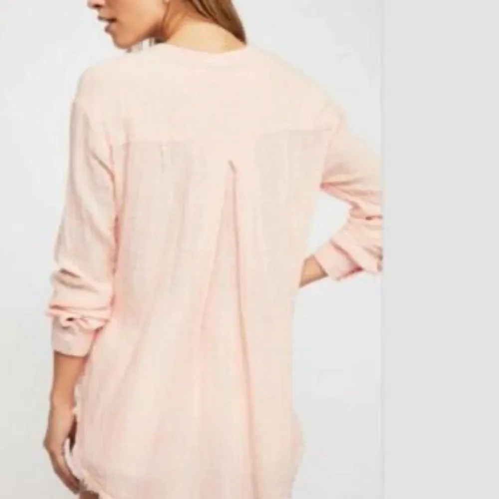 NWT Free People Talk To Me Buttondown Top Shirt - Picture 4 of 7